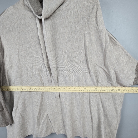 RENUAR Cowl Knit Oversized Sweater Cream Womens Size XS Old Money‎ Quiet Luxury - Picture 11 of 13